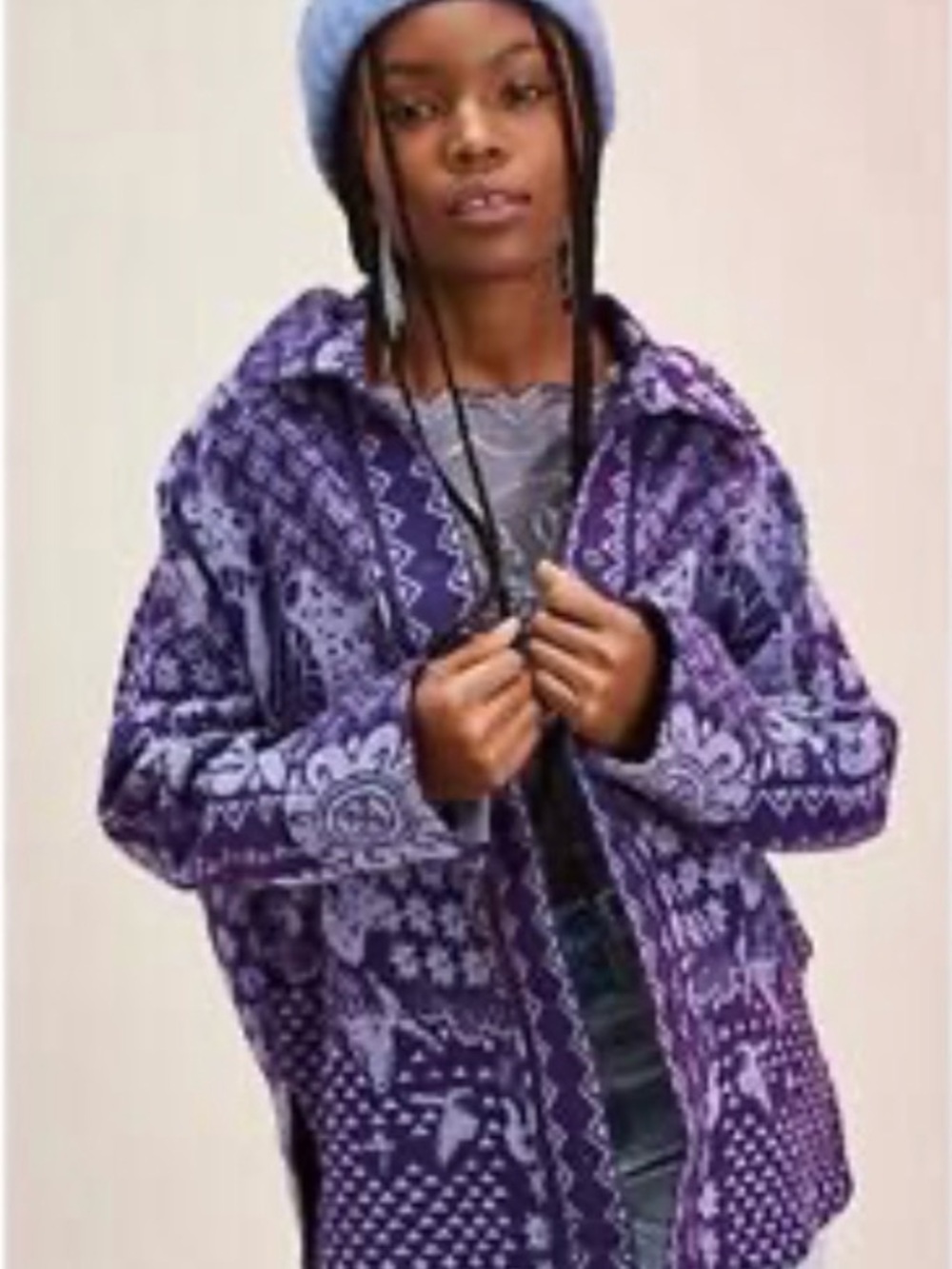 We the Free Butterfly Jacquard Shirt Shacket